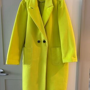 Apt. 9 Women's Vibrant Yellow Trench Coat
